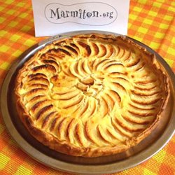 Tarte Aux Pommes A L Alsacienne Recette De Tarte Aux Pommes A L