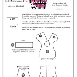 Monster High Clothes Patterns Pearltrees